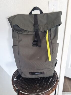 Timbuk2 Tuck Pack - Roll Top, Water-Resistant Laptop Backpack, Eco Forest Green